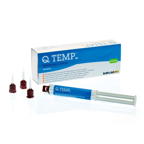 Цемент композитный Q-Temp Automix, шприц 5мл +10 смес. BJM LAB (Израиль)