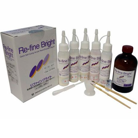 Re-Fine Bright Set №1 (5+1)-набор 50гх5 (А2,А3х2,А3,5, LF Pink)+260мл мономера, аксессуары