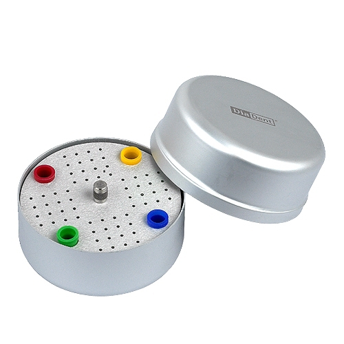 Endo box Medium Round - Эндо-бокс средний круглый, автоклавируемый (64пр.), DiaDent