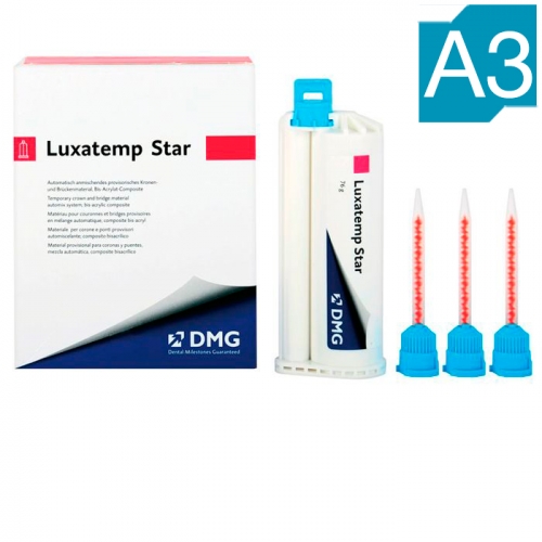 Luxatemp Star Automix A3 (1 картридж 76г+15 насадок), самополимеризующийся композит 110908, DMG
