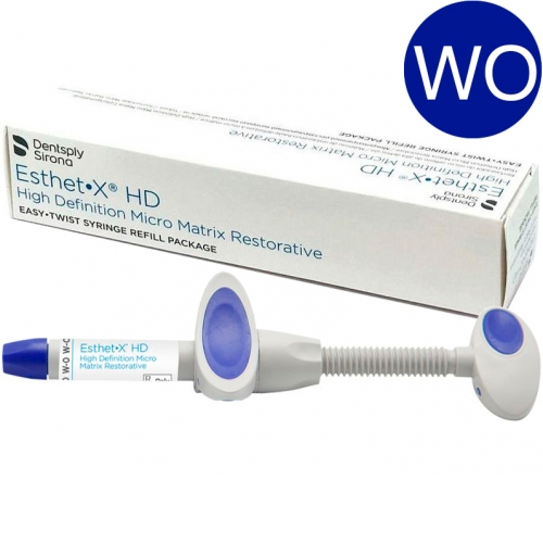 Esthet-X HD WO, шприц 3гр - улучшенный микроматричный композит, Dentsply