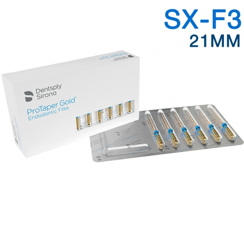  PROTAPER GOLD ASSORT SX-F3 21MM (Стерильные), 6шт.  Maillefer