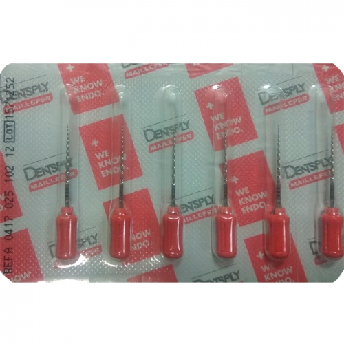 ProTaper  ручной F2 (25мм) (6 шт.) крас.