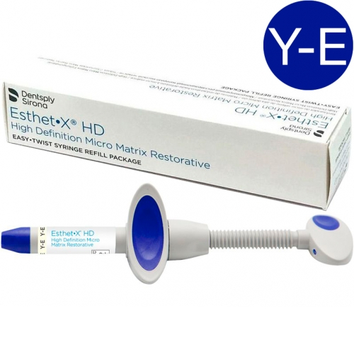 Esthet-X HD Y-Е, шприц 3гр - улучшенный микроматричный композит, Dentsply