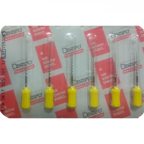 ProTaper  ручной F1 (25мм) (6шт.) жел.