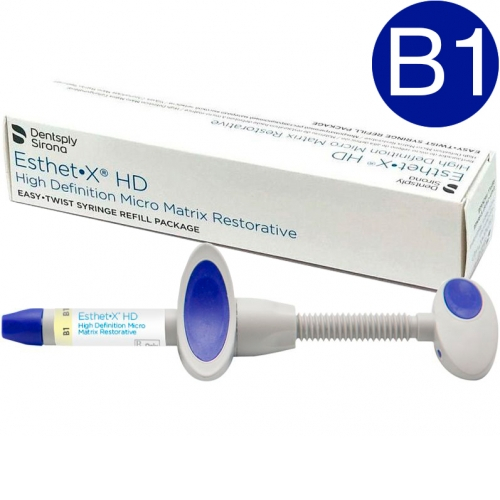 Esthet-X HD B1, шприц 3гр - улучшенный микроматричный композит, Dentsply