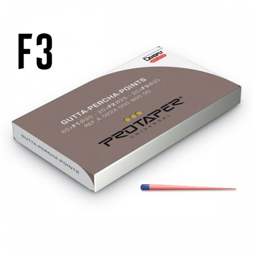 Gutta-Percha Points Protaper Universal F3 -  штифты гуттаперчевые, 60 шт,  Maillefer