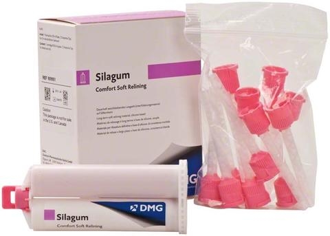 SILAGUM AV Comfort (картридж 25мл) перебазировочный материал 909088, DMG