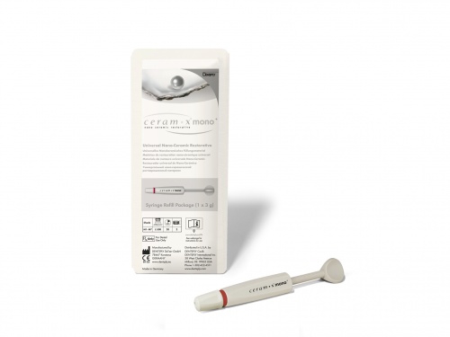 Ceram-X Mono+ - шприц М7 (А4.C4)- 3г-Прочный нано-керамический композит для жевательных зубов, Dents