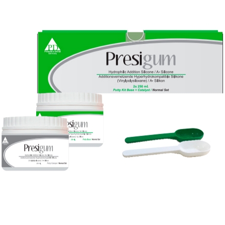 Presigum Putty Normal Set Kit (Base 250мл+Catalyst 250мл, President Dental