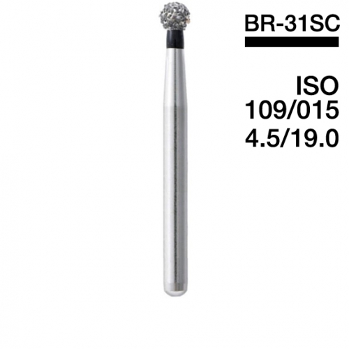 Боры Мани BR-31SC (черн.)  (5 шт.), Mani Dia-Burs