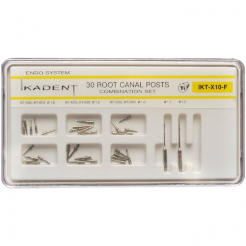 Штифты титановые Ikadent IKT-X10-F (А05 х 5, В05 х 5, А20 х 5, В20 х 5, С05 х 5, D05 х 5, развертка 