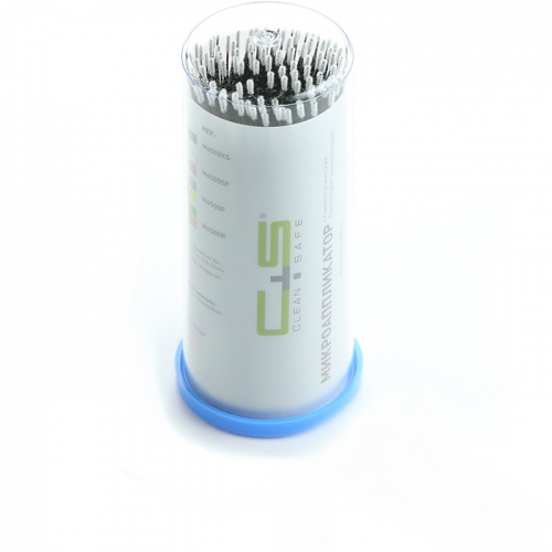 Аппликаторы Clean+Safe №1 X-Slim, черные (100 шт.)