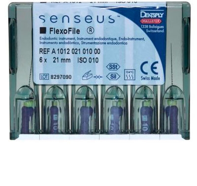 FlexoFile SENSEUS №10 (21 мм) (6шт)-очень гибкий ручной инструмент