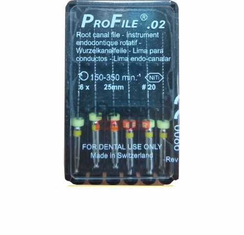 ProFile.02 №20 25мм (6шт.), Maillefer