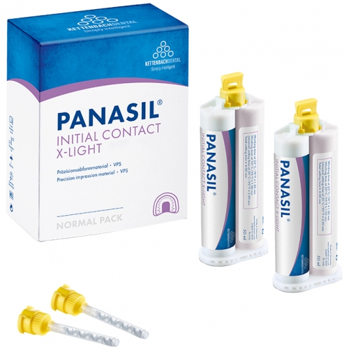 Panasil X-Light (2х50мл, 8смесит.) особо текучий корригирующий материал, Kettenbach 13401