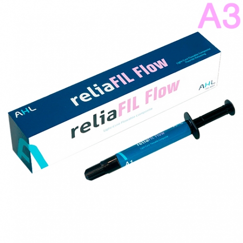 reliaFIL Flow цв. A3 шприц 2г, наконечники-жидкотекучий композит высокой текучести, AHL