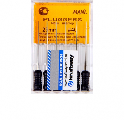 Pluggers Mani №40 (25 мм) упаковка 6 шт.