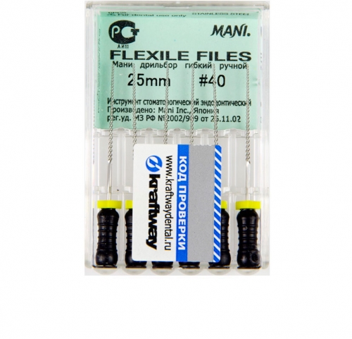 Flexile Files Мани №40 - (25 мм) упаковка 6 шт.