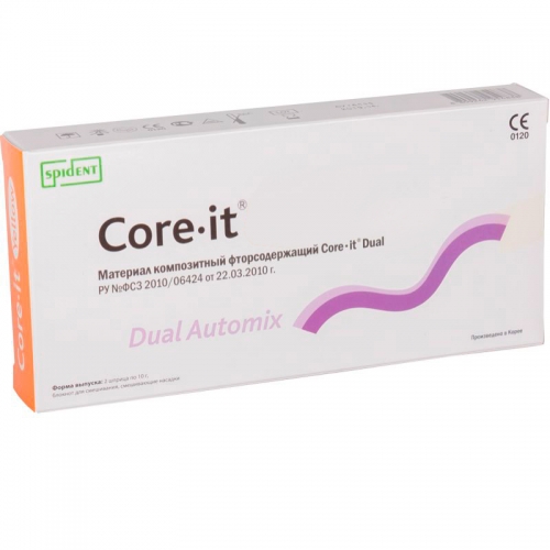 Core.It Auto mix Белый (2шпр.х10г)- композиционный материал двойного отверждения