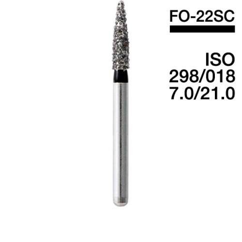 Боры Мани FO-22SC (черн.)  (5 шт.), Mani Dia-Burs