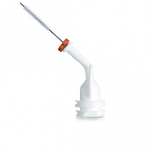 NaviTip FX-насадки эндодонтические с ершиком белые  (17 мм) 20 шт. UL1452, Ultradent