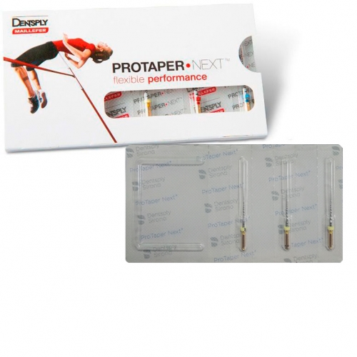 ProTaper Next X1 21 мм (3 шт.)-инструмент эндодонтический, Maillefer 