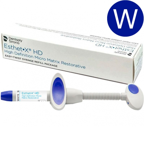 Esthet-X HD W, шприц 3гр - улучшенный микроматричный композит, Dentsply