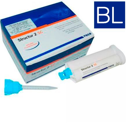 Structur 2 SC цвет BL отбеленный (76г+10 смес.) Структур, VOCO