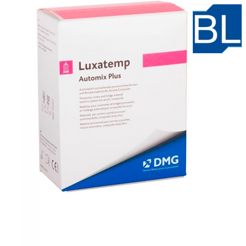 Luxatemp Automix Plus BL (отбел.), (1 картридж 76г + 15 насадок) самополимеризующийся композит 11036
