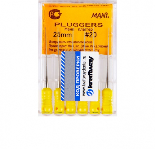 Pluggers Mani №20 (25 мм) упаковка 6 шт.