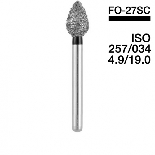 Боры Мани FO-27SC (черн.)  (5 шт.), Mani Dia-Burs