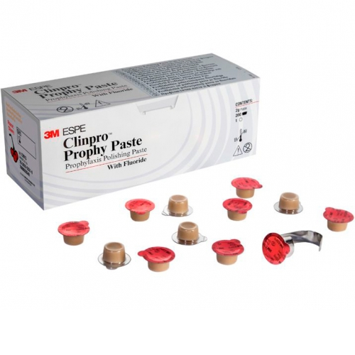 Clinpro Profy Paste-набор пасты мелкой зернистости. Черешня, 200кап.,1держатель для капсулы, 3М 1261