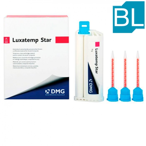 Luxatemp Star Automix BL (отбел.), (1 картридж 76г+15 насадок), самополимеризующийся композит 110911