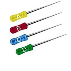 FINGER SPREADER  аsst.A-D- Уплотнитель гуттаперчи ручной, 25мм, уп.4шт., Dentsply-Maillefer (Швейцар