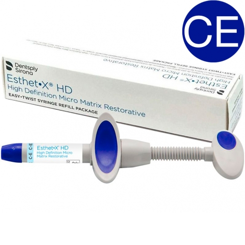 Esthet-X HD CE, шприц 3гр - улучшенный микроматричный композит, Dentsply