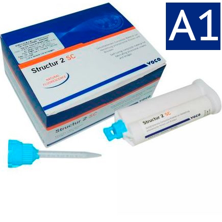 Structur 2 SC цвет A1 (76г+10 смес.) Структур, VOCO