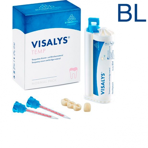 Visalys Temp BL 1:10 (50мл, 15 смес.) для временных реставраций, Kettenbach 13788