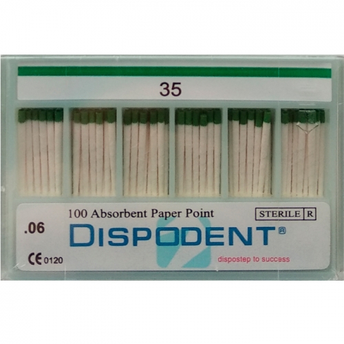 Абсорберы конусные 06 №35 (100шт), Dispodent
