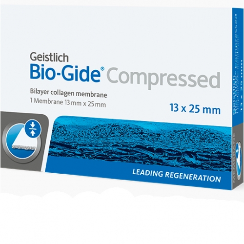 Geistlich Bio-Gide Compressed, 13х25мм. (500362) -Мембрана стоматологическая биорезорбируемая коллаг