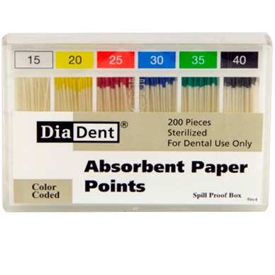 Абсорберы 02 №15-40 (200шт), DiaDent