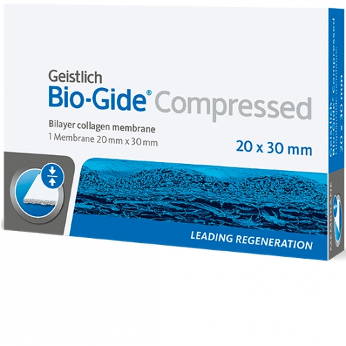 Geistlich Bio-Gide Compressed 20х30мм. (500372) -Мембрана стоматологическая биорезорбируемая коллаге