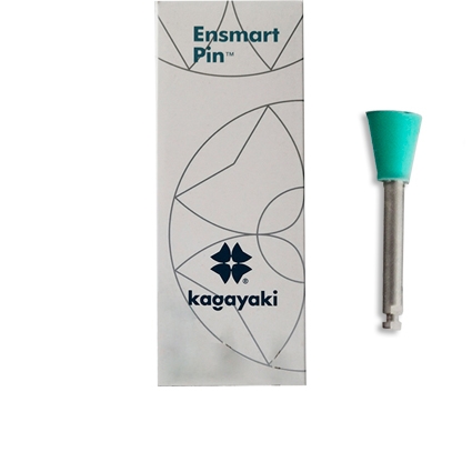 Полиры силиконовые Ensmart Pin Чашка (зел. сред.), 10шт. на метал.ножке, (ENP 70-3S), Kagayaki