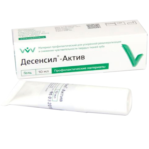 ДЕСЕНСИЛ-АКТИВ, 10мл-гель для реминерализации и снижения чувствительности, Владмива