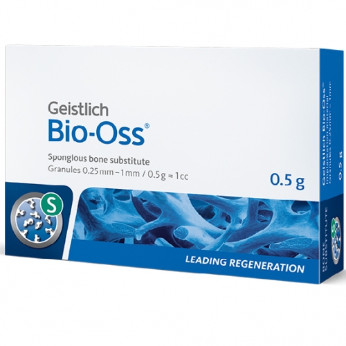 Bio-Oss  spongiosa, гранулы S 0.5г (0.25-1 мм)