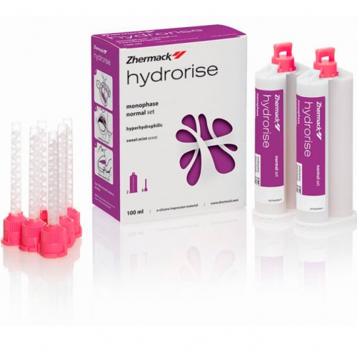 Hydrorise Monophase Normal Set (2 картриджа*50 мл) (база + катализатор), принадлежности, С207006 Zhe