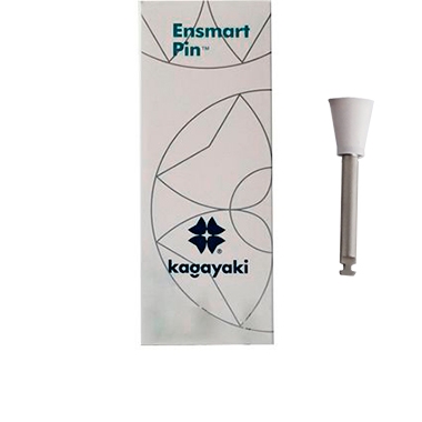 Полиры силиконовые Ensmart Pin Чашка (бел. груб.), 10шт. на метал.ножке, (ENP 125-3S), Kagayaki