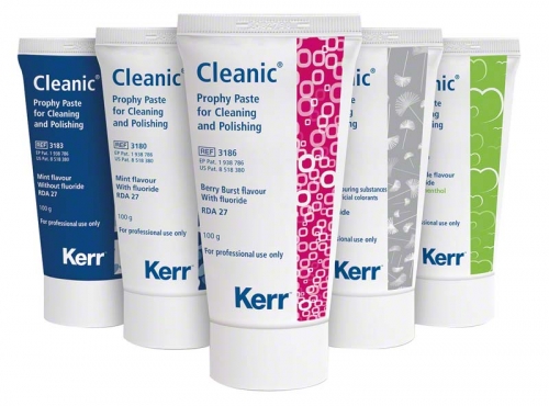 3382 Профилактическая паста "Cleanic" Яблоко с фтором 100г, Kerr