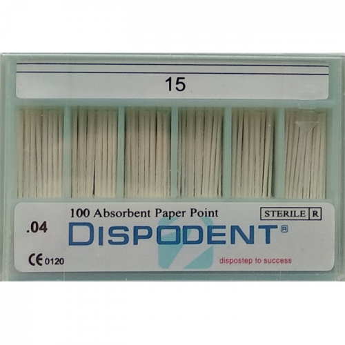 Абсорберы конусные 04 №15 (100шт), Dispodent
