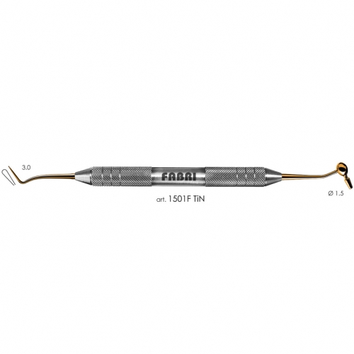 Штопфер-конденсатор FABRI 1501F TiN (золото) толстая ручка